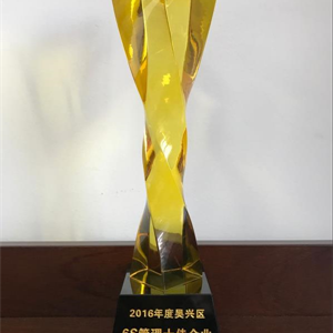 湖州九游会J9官网 吴兴区6S管理十佳企业